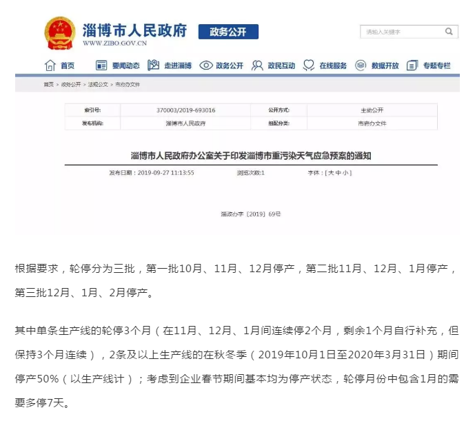 今年北方陶瓷企业停产风暴来袭，提前停窑？