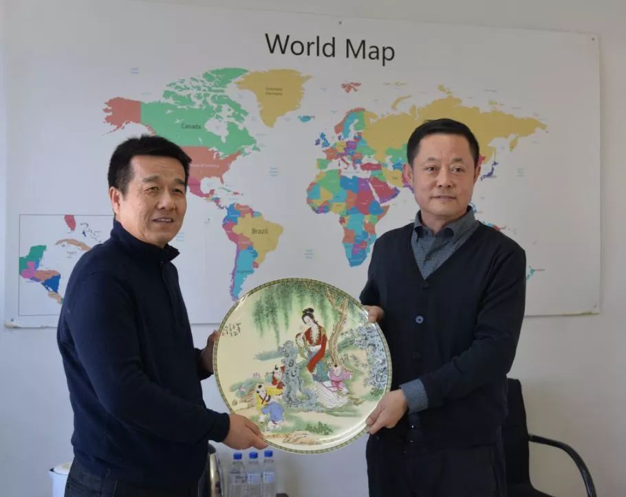 中企思智库企业家理事会秘书长于彦忠一行到访惠达卫浴