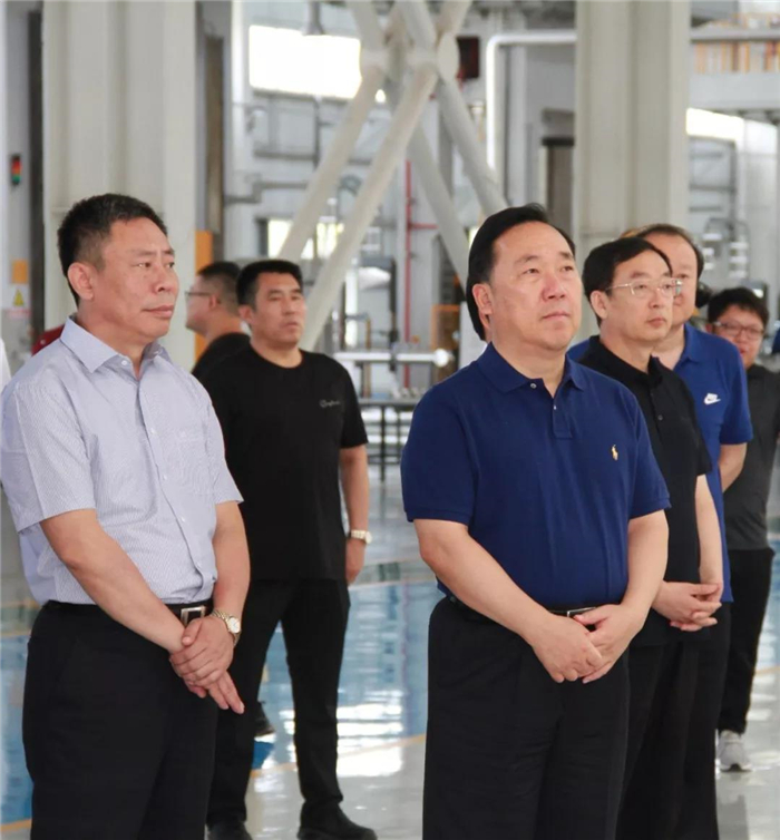 市委书记王浩一行调研惠达“整体浴室”生产基地