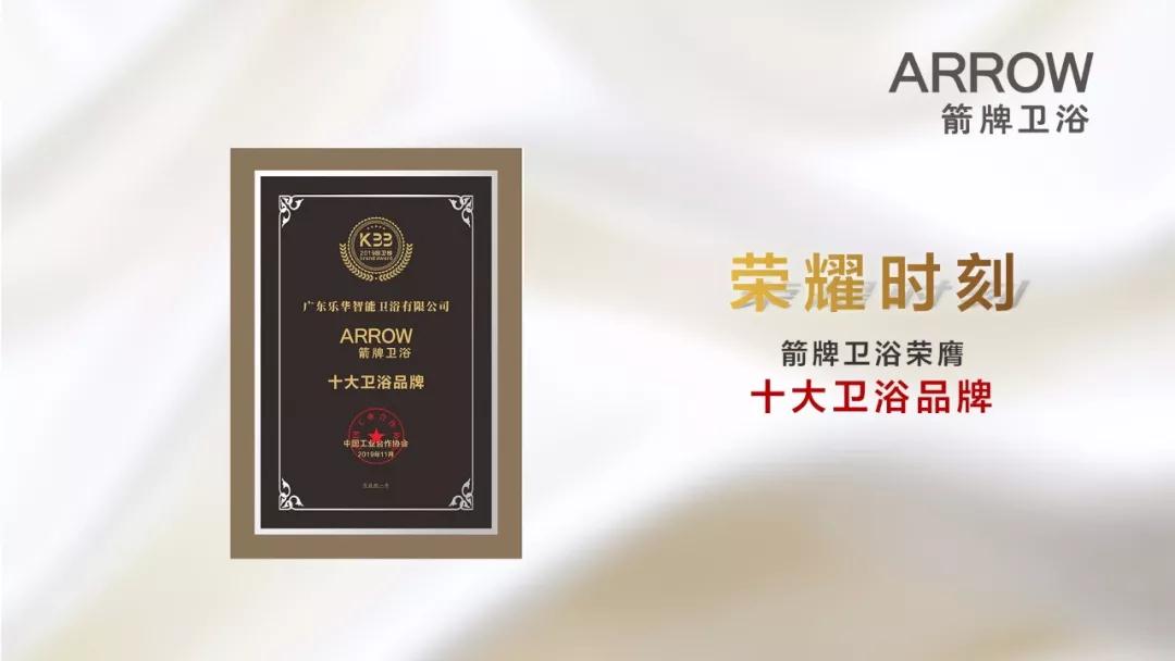 荣耀时刻丨箭牌卫浴一举斩获两项大奖！