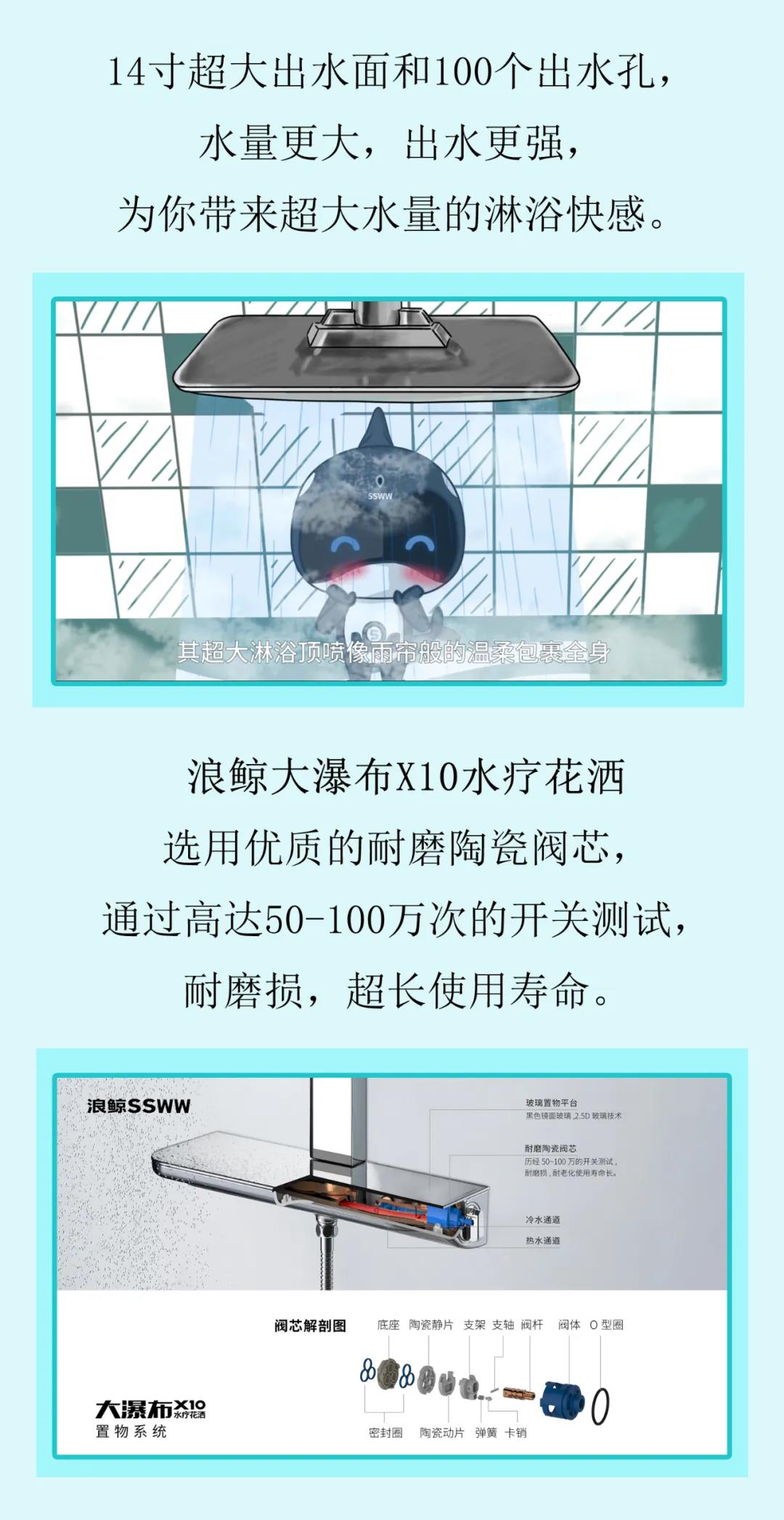 “任性”淋浴 提升夏日幸福感