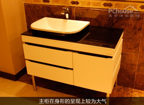 时尚黑白配 安华简约风格浴室柜评测
